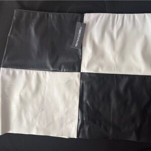 Black and White Checkered Skirt